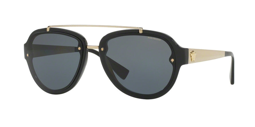 Versace VE4327 Pilot Sunglasses  GB1/81-BLACK 57-16-140 - Color Map black