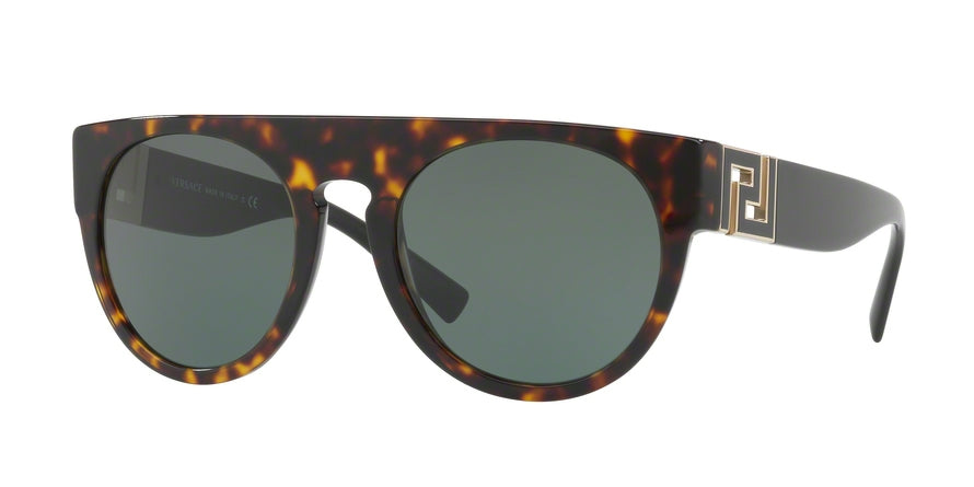 Versace VE4333 Round Sunglasses  108/71-HAVANA 55-21-145 - Color Map brown