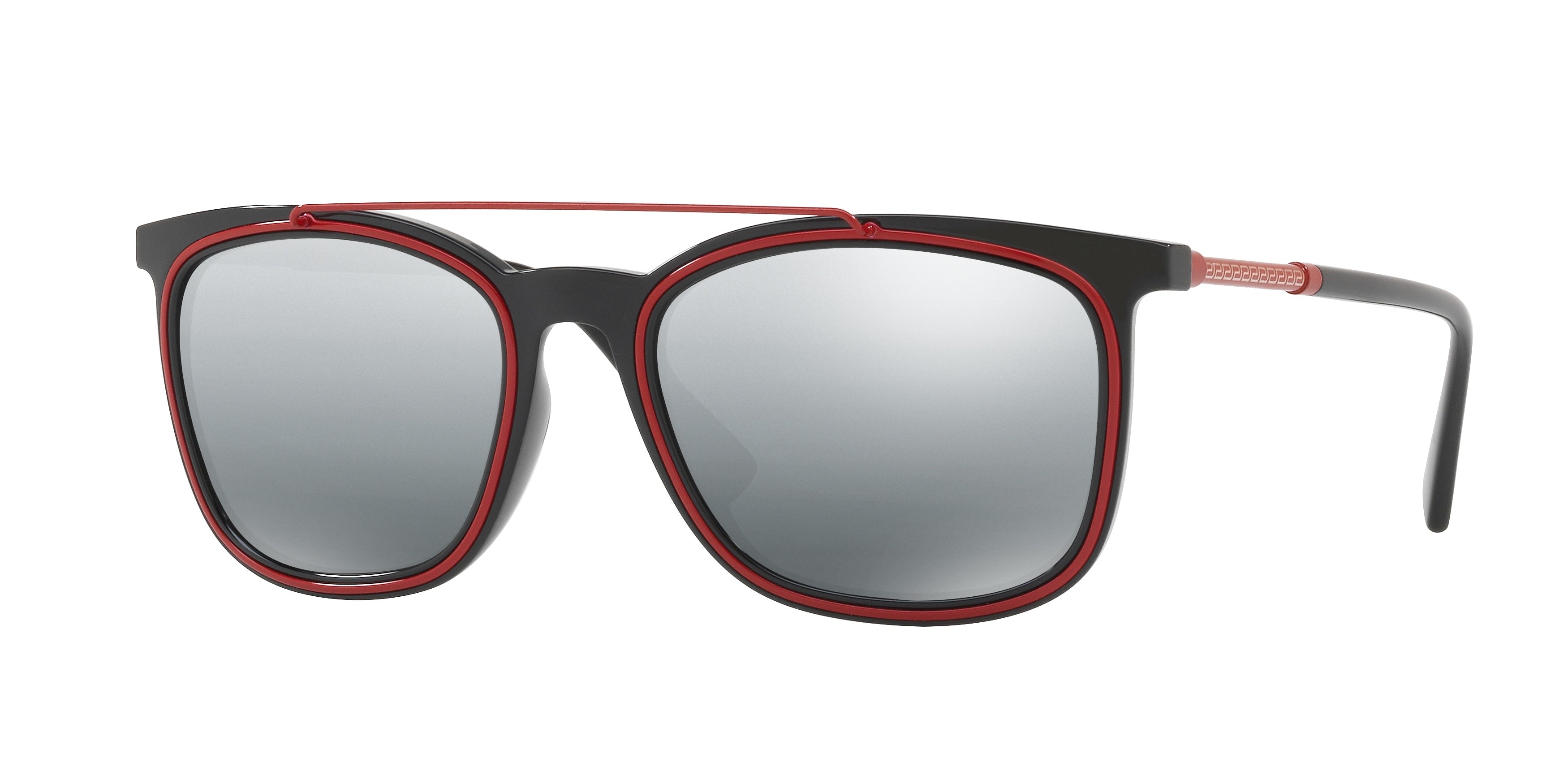 Versace VE4335 Square Sunglasses  GB1/88-Black 55-145-20 - Color Map Black