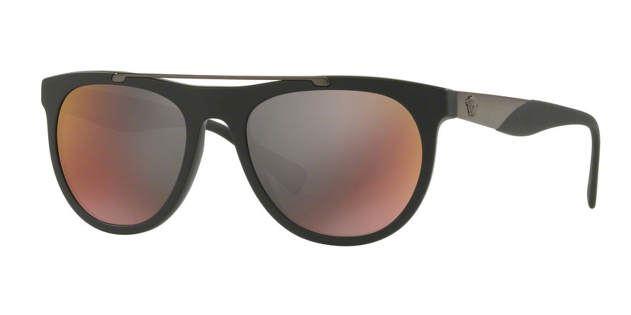 Versace VE4347 Pilot Sunglasses  5122W6-MATTE BLACK 56-19-145 - Color Map black