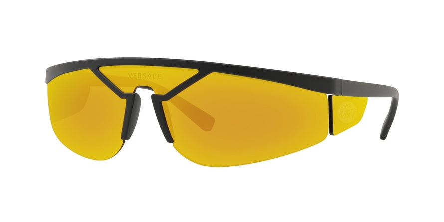 Versace VE4349 Irregular Sunglasses  50795A-MATTE BLACK 39-139-125 - Color Map black