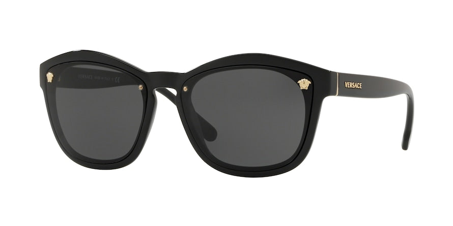 Versace VE4350 Pillow Sunglasses  GB1/87-BLACK 57-17-140 - Color Map black