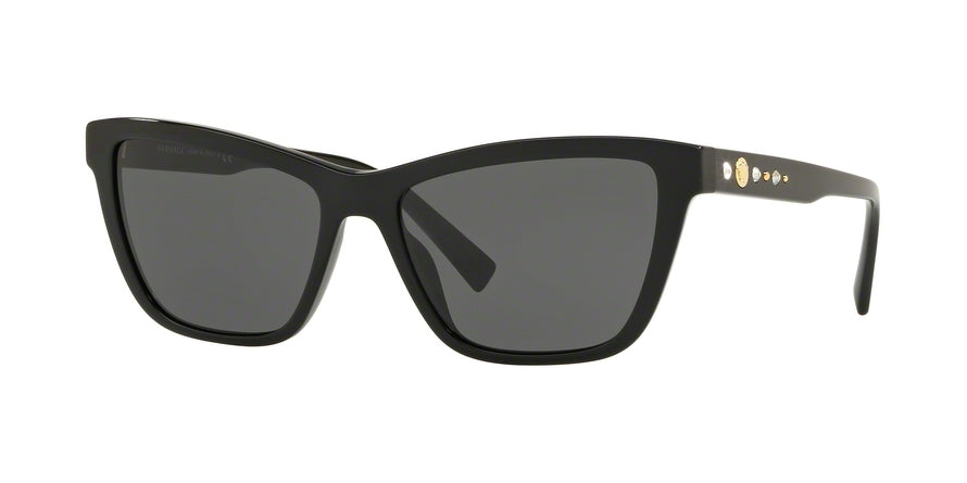 Versace VE4354BA Cat Eye Sunglasses  GB1/87-BLACK 55-16-140 - Color Map black