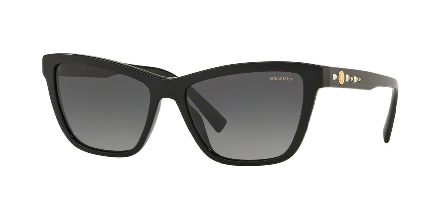 Versace VE4354B Cat Eye Sunglasses  GB1/T3-BLACK 55-16-140 - Color Map black