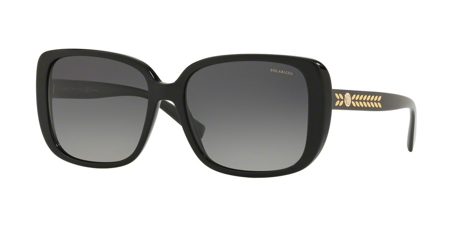 Versace VE4357 Square Sunglasses  GB1/T3-BLACK 56-16-140 - Color Map black