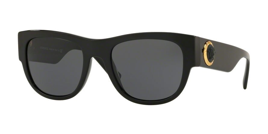 Versace VE4359A Pillow Sunglasses  GB1/87-BLACK 55-21-145 - Color Map black