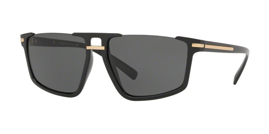 Versace - VE4363 Irregular Sunglasses  GB1/87-BLACK 60-15-145 - Color Map black