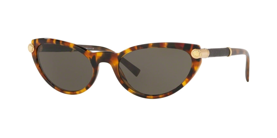 Versace V-ROCK VE4365Q Cat Eye Sunglasses  5119/3-HAVANA 54-19-140 - Color Map havana