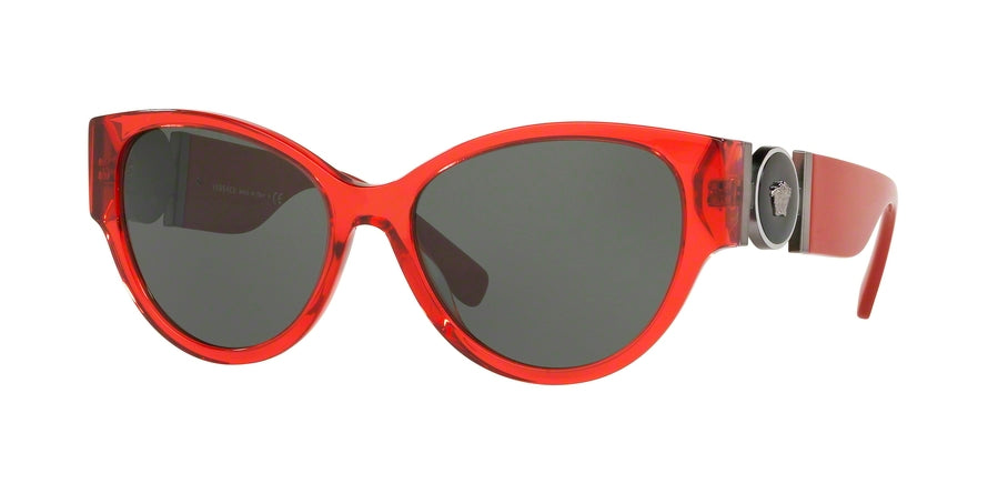 Versace VE4368A Cat Eye Sunglasses  530771-RED 56-17-140 - Color Map red