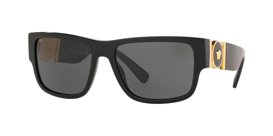 Versace VE4369A Pillow Sunglasses  GB1/87-BLACK 58-17-140 - Color Map black