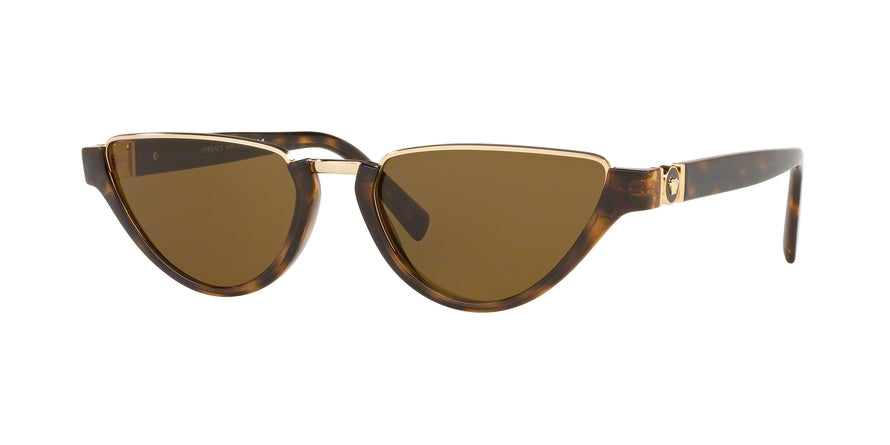 Versace VE4370 Irregular Sunglasses  108/73-HAVANA 54-18-140 - Color Map havana