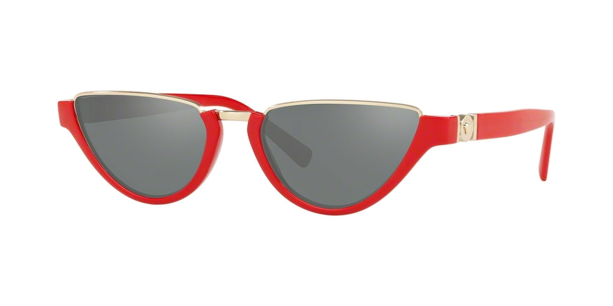 Versace VE4370 Irregular Sunglasses  53096G-RED 54-18-140 - Color Map red