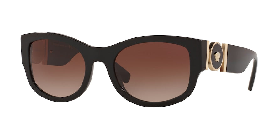 Versace VE4372 Cat Eye Sunglasses  GB1/13-BLACK 55-21-140 - Color Map black