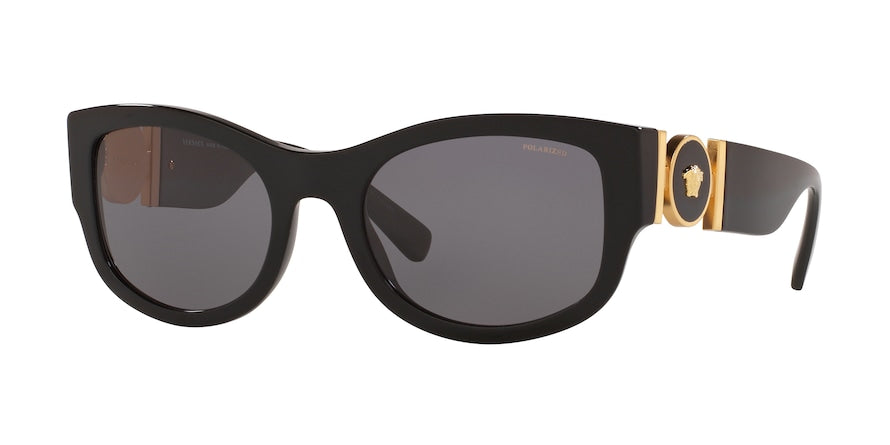 Versace VE4372 Cat Eye Sunglasses  GB1/81-BLACK 55-21-140 - Color Map black