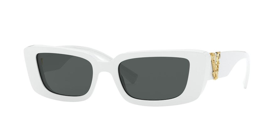 Versace VE4382 Irregular Sunglasses  532787-WHITE 52-18-140 - Color Map white