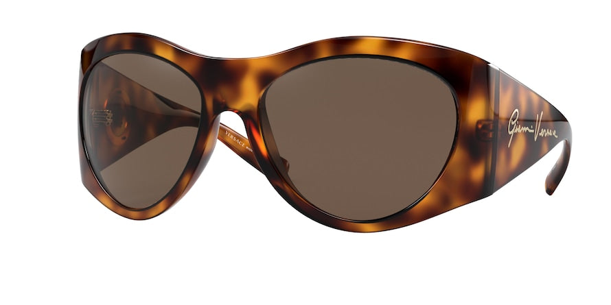 Versace VE4392 Pilot Sunglasses  521773-HAVANA 63-19-120 - Color Map havana