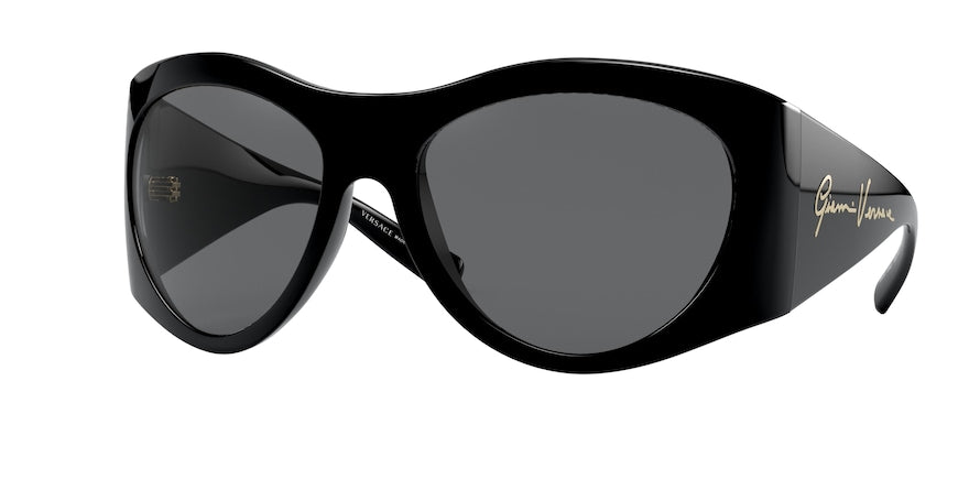 Versace VE4392 Pilot Sunglasses  GB1/87-BLACK 63-19-120 - Color Map black