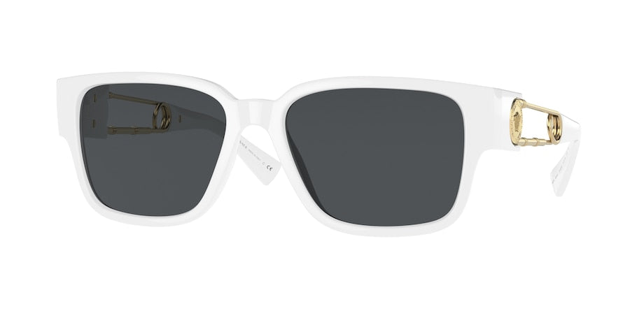 Versace VE4412 Rectangle Sunglasses  314/87-WHITE 57-18-140 - Color Map white