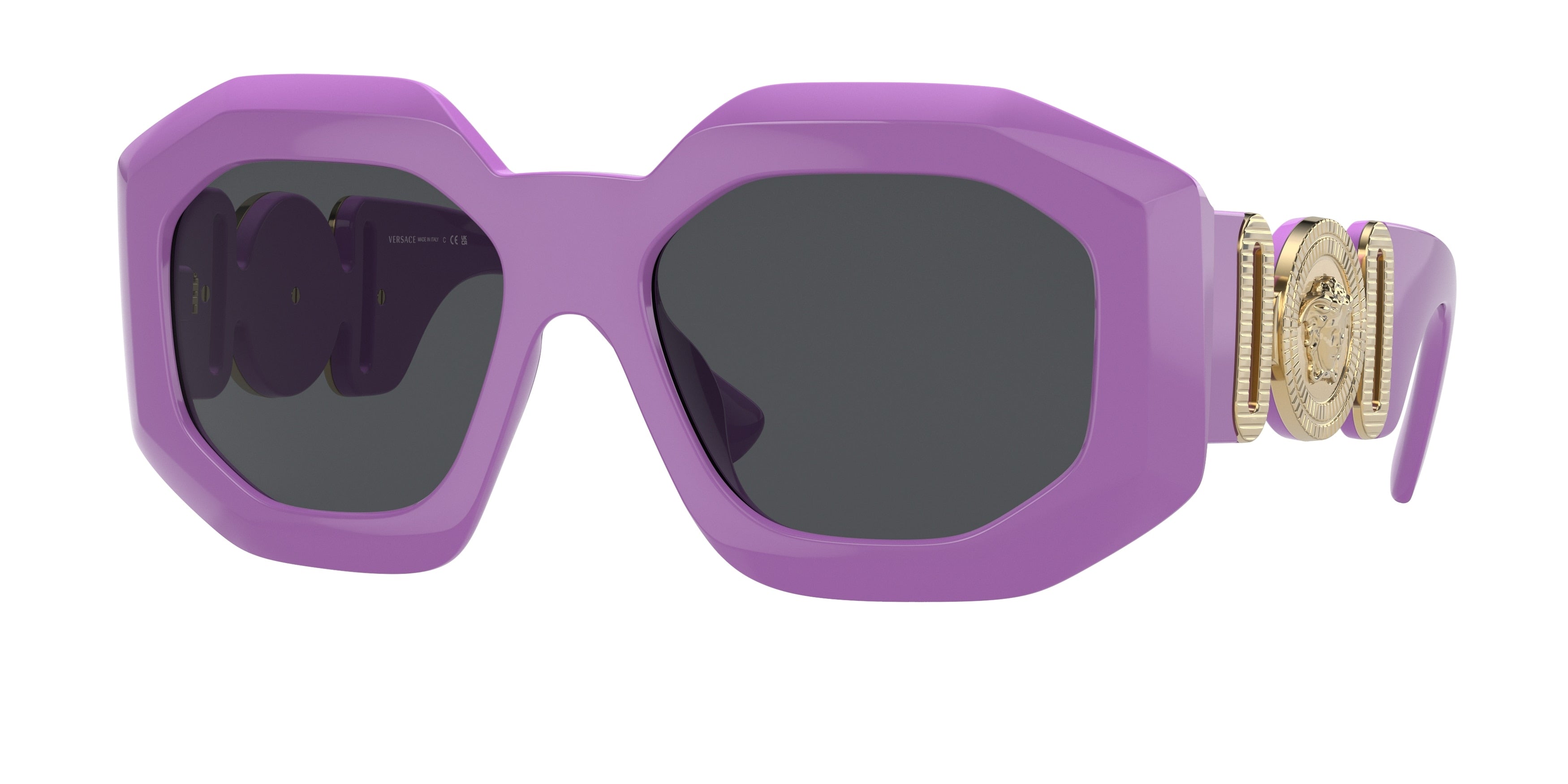 Versace VE4424U Irregular Sunglasses  536687-Violet 55-145-18 - Color Map Violet