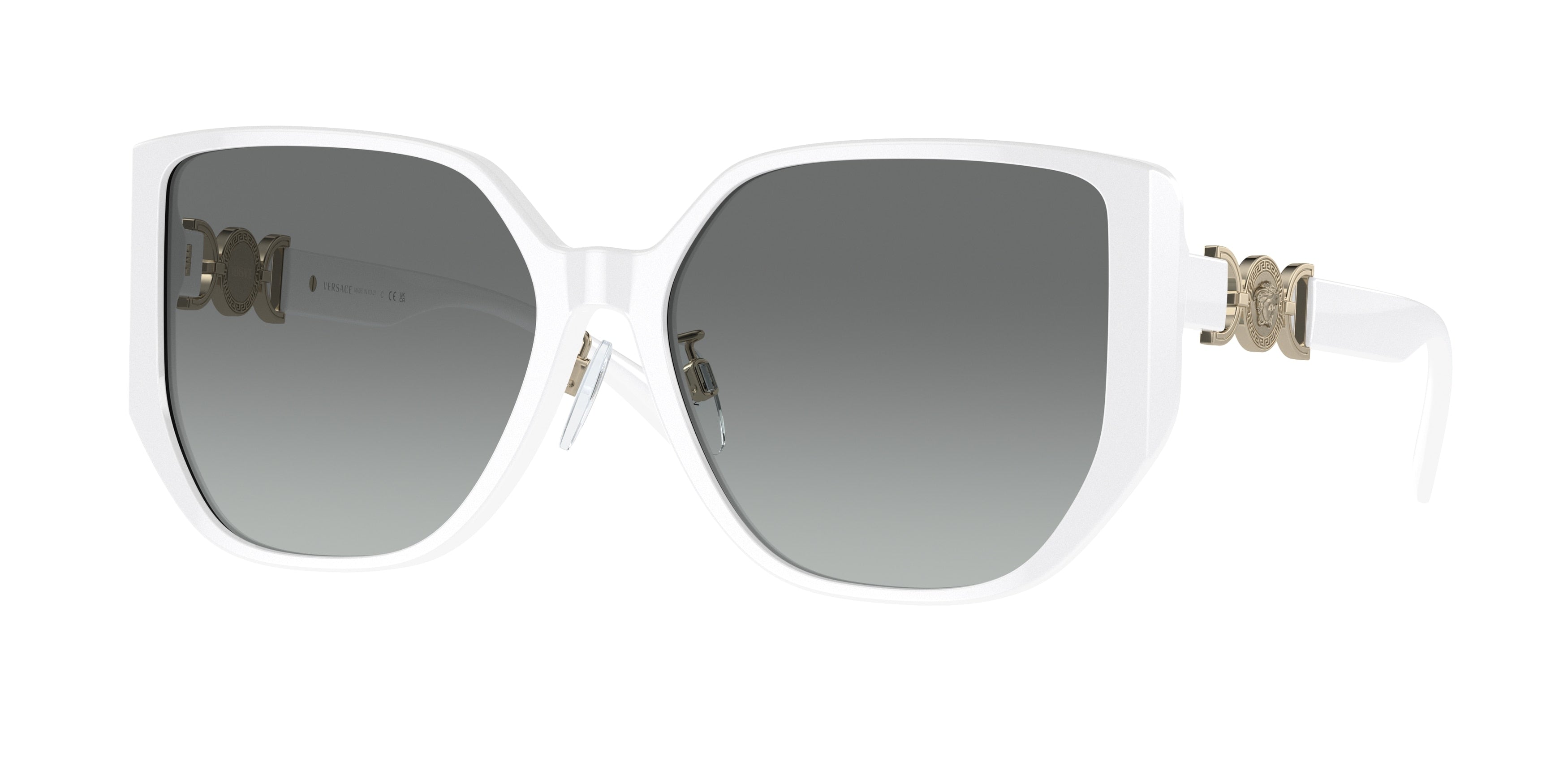 Versace VE4449D Square Sunglasses  314/11-White 58-140-16 - Color Map White