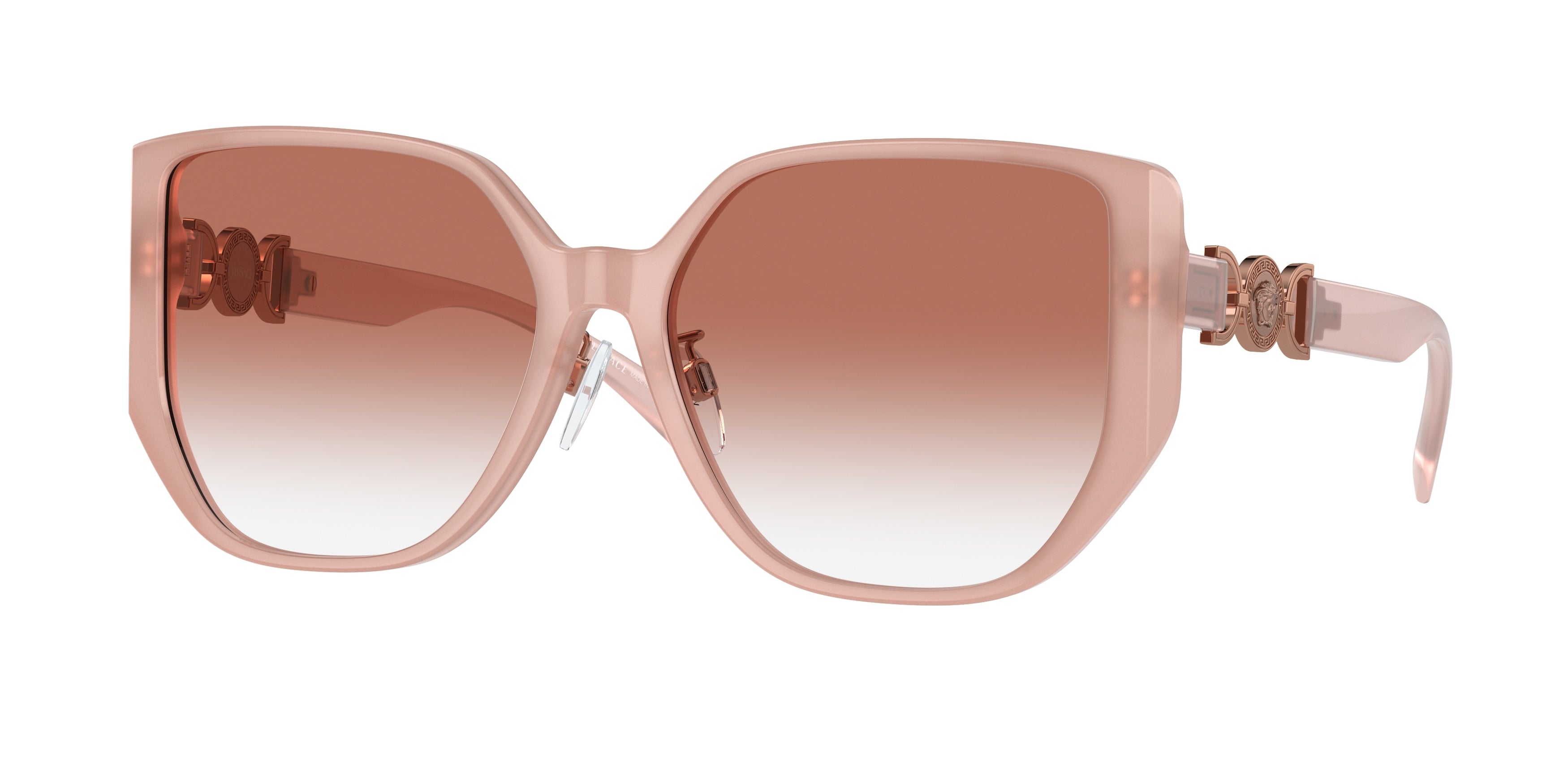 Versace VE4449D Square Sunglasses  5394V0-Opal Pink 58-140-16 - Color Map Pink
