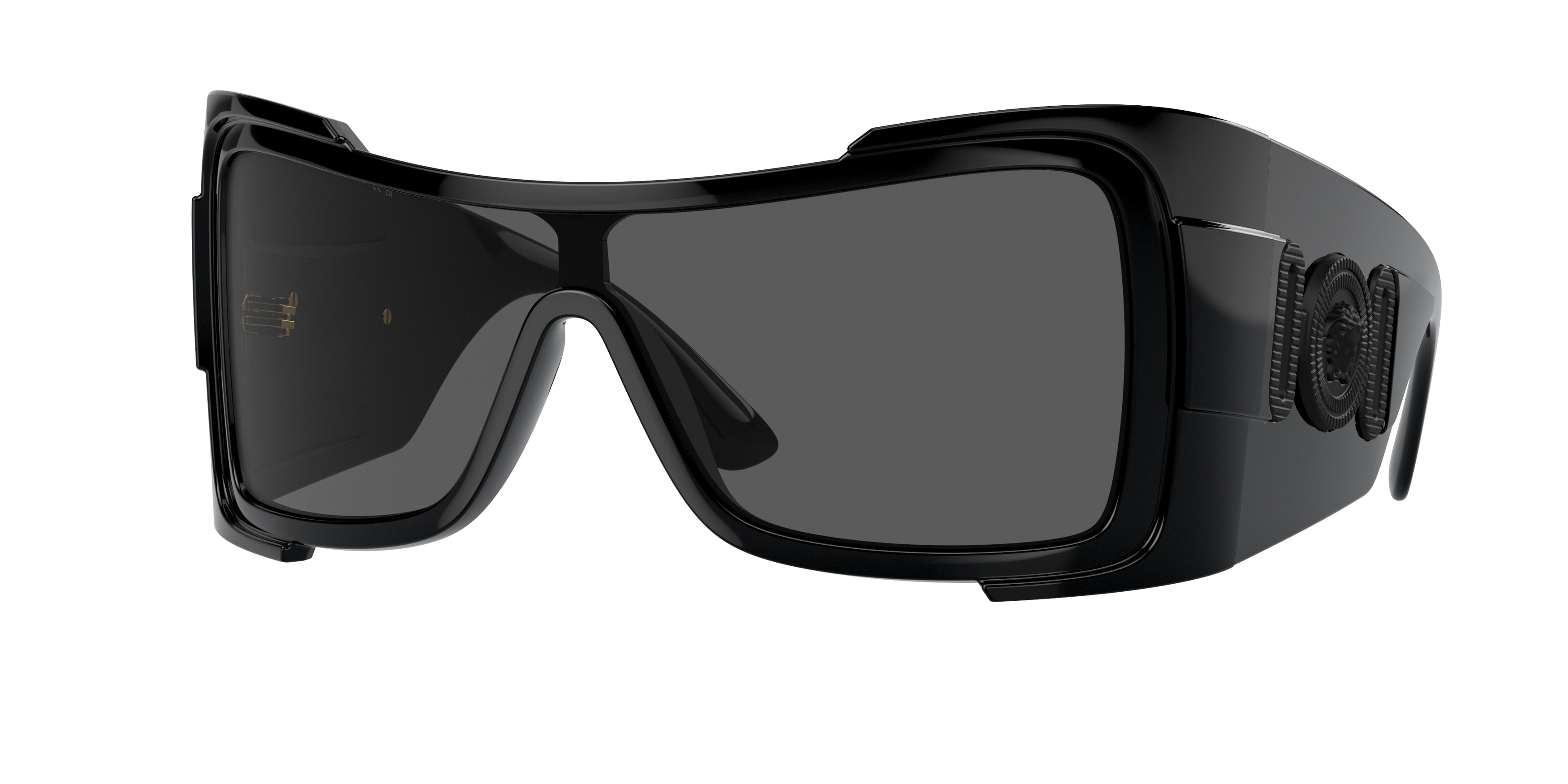 Versace VE4451 Irregular Sunglasses  GB1/87-Black 0-125-127 - Color Map Black