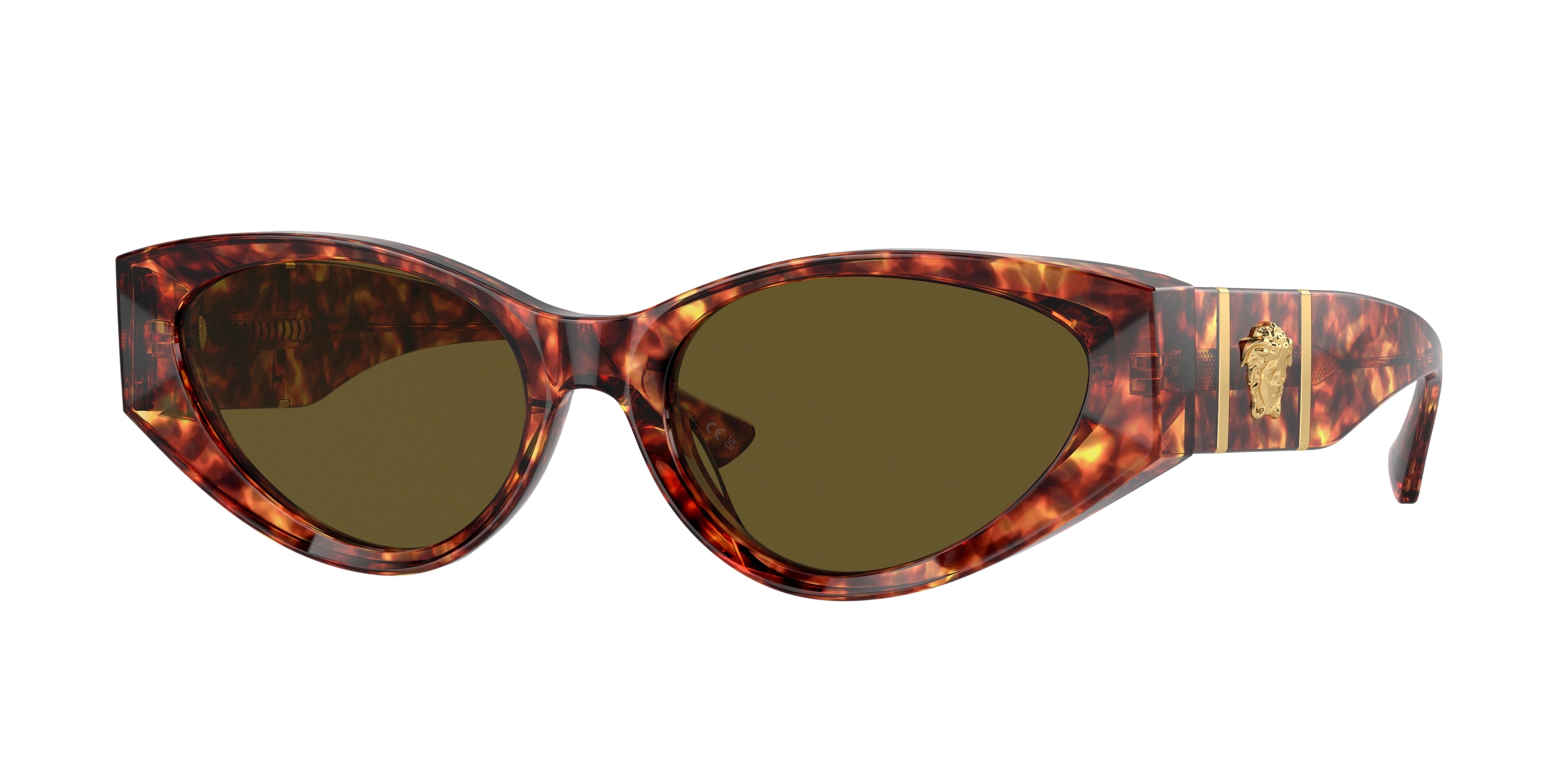 Versace VE4454 Cat Eye Sunglasses  543773-Havana 55-140-18 - Color Map Tortoise