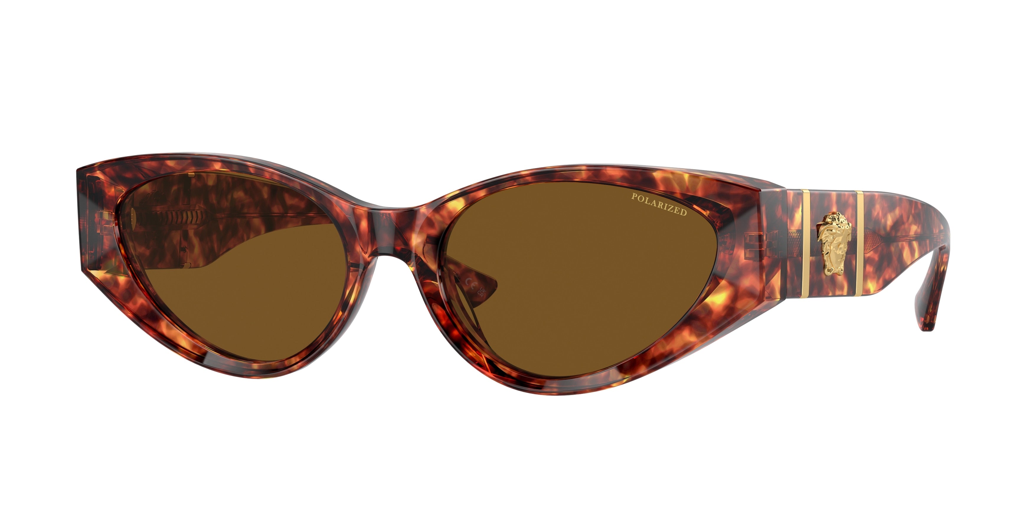 Versace VE4454 Cat Eye Sunglasses  543783-Havana 55-140-18 - Color Map Tortoise
