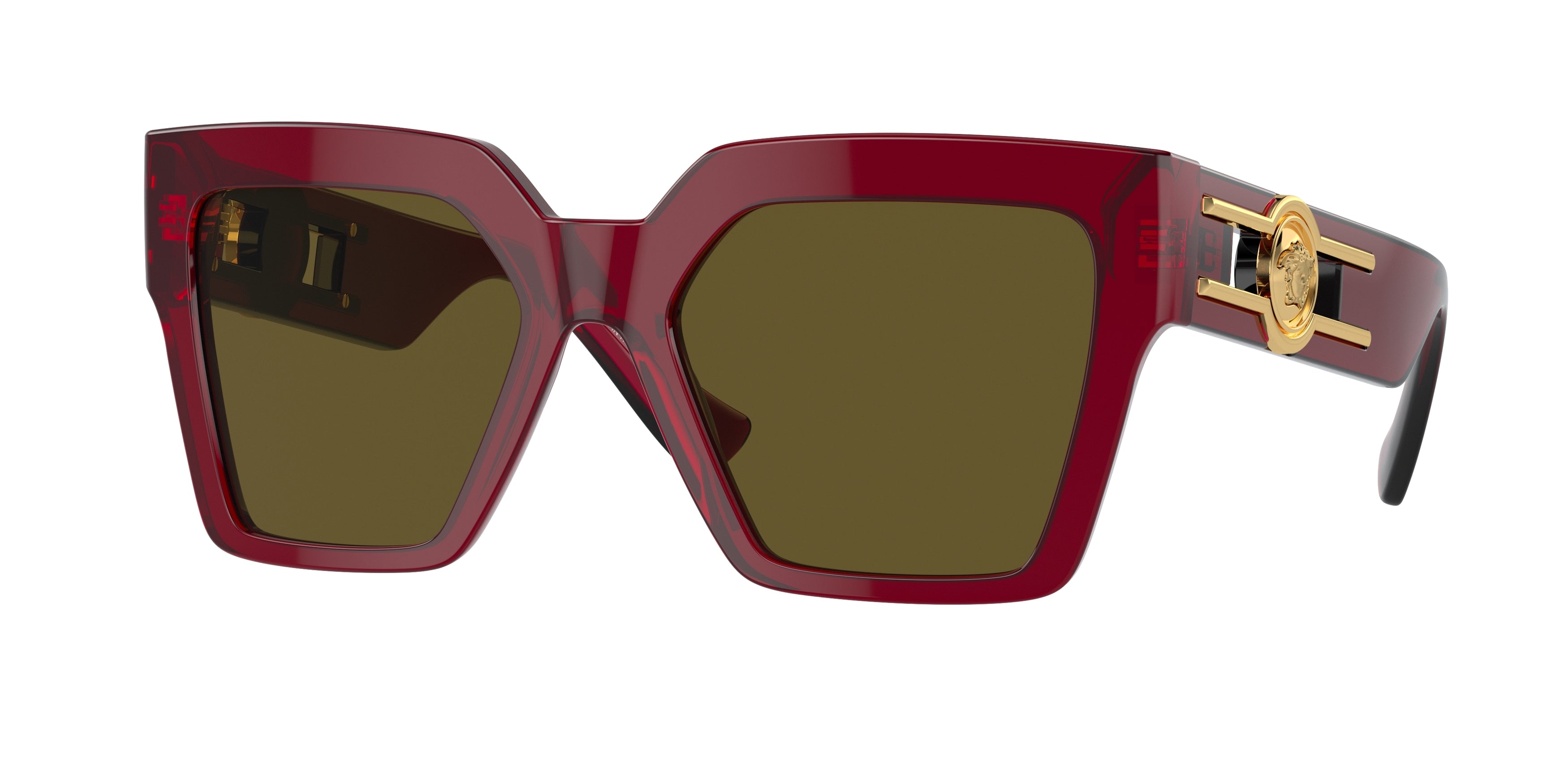 Versace VE4458 Butterfly Sunglasses  543073-Bordeaux 53-135-19 - Color Map Red