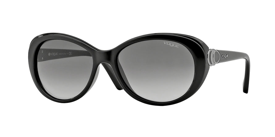 Vogue VO2770S Cat Eye Sunglasses  W44/11-BLACK 56-16-135 - Color Map black