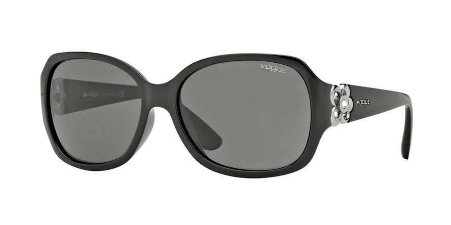 Vogue VO2778SB Square Sunglasses  W44/87-BLACK 58-16-130 - Color Map black