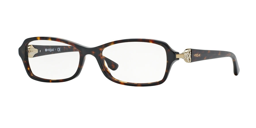 Vogue VO2789B Butterfly Eyeglasses  W656-DARK HAVANA 52-16-135 - Color Map havana