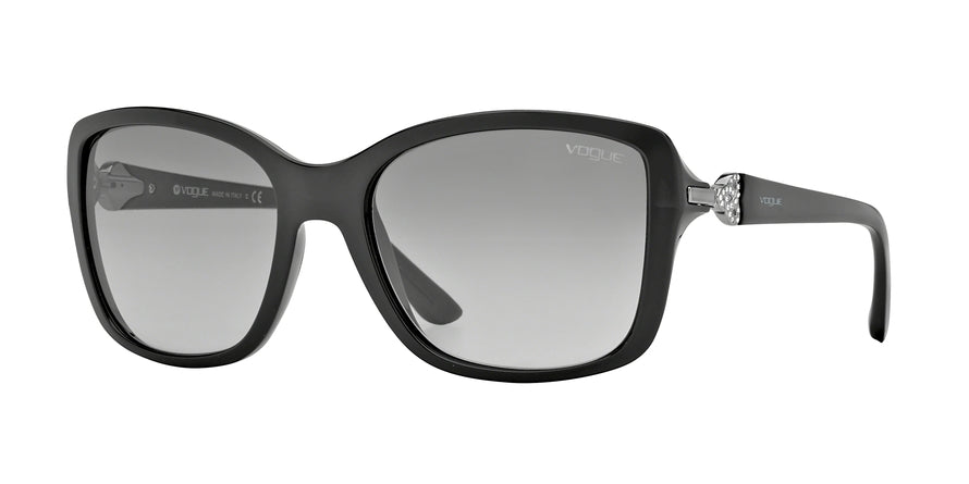 Vogue VO2832SB Square Sunglasses  W44/11-BLACK 57-18-135 - Color Map black