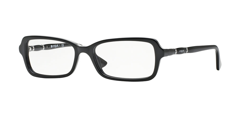 Vogue VO2888B Pillow Eyeglasses  W44-BLACK 54-16-135 - Color Map black