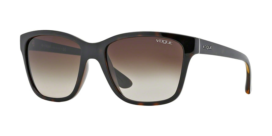 Vogue VO2896S Square Sunglasses  W65613-DARK HAVANA 54-17-140 - Color Map havana