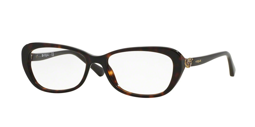 Vogue VO2909F Butterfly Eyeglasses  W656-DARK HAVANA 54-16-140 - Color Map havana