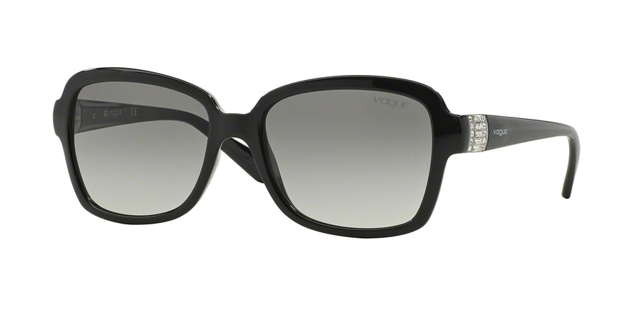 Vogue VO2942SB Pillow Sunglasses  W44/11-BLACK 55-17-135 - Color Map black