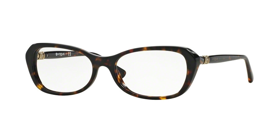 Vogue VO2960B Butterfly Eyeglasses  W656-HAVANA 52-16-135 - Color Map havana