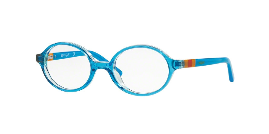 Vogue VO2965 Round Eyeglasses  2316-TRANSPARENT AZURE 43-17-125 - Color Map blue