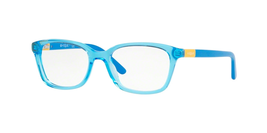 Vogue VO2967 Square Eyeglasses  2742-TRANSPARENT BLUETTE 47-16-130 - Color Map blue