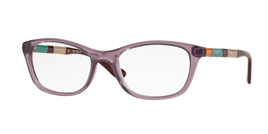Vogue VO2969 Cat Eye Eyeglasses  2326-TRANSPARENT VIOLET 52-17-140 - Color Map violet