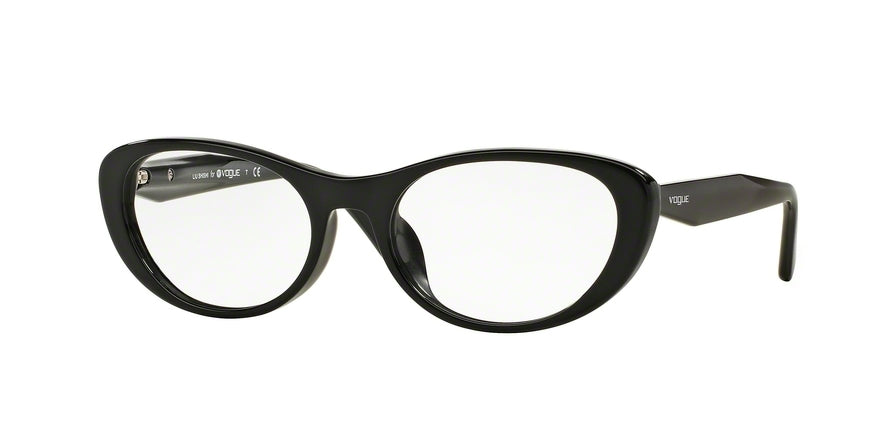 Vogue VO2989F Oval Eyeglasses  W44-BLACK 52-18-135 - Color Map black