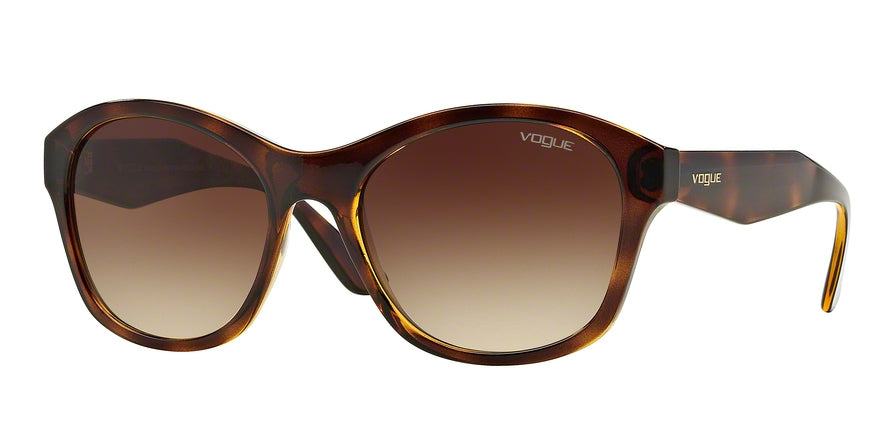 Vogue VO2991S Square Sunglasses  W65613-DARK HAVANA 56-19-140 - Color Map havana