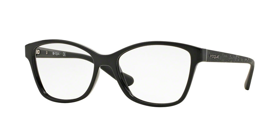Vogue VO2998F Cat Eye Eyeglasses  W44-BLACK 54-16-140 - Color Map black