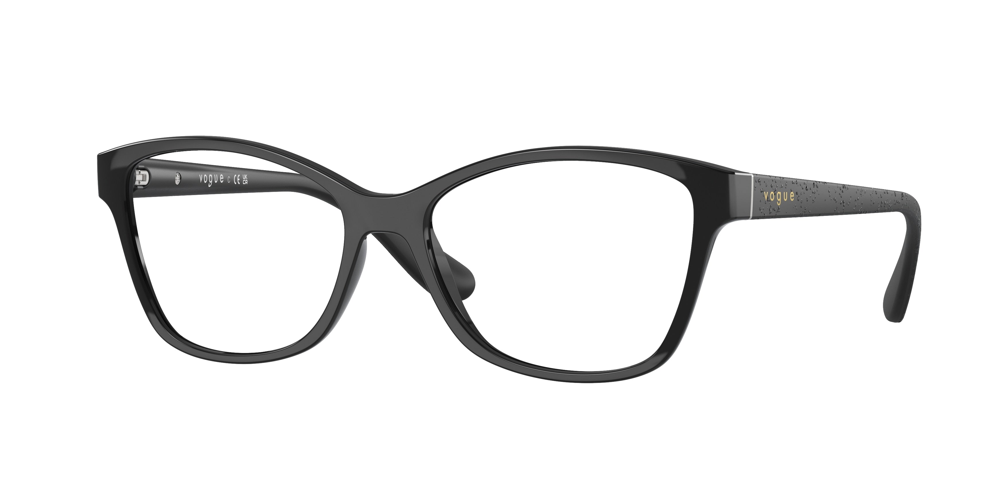 Vogue VO2998 Cat Eye Eyeglasses  W44-Black 54-140-16 - Color Map Black