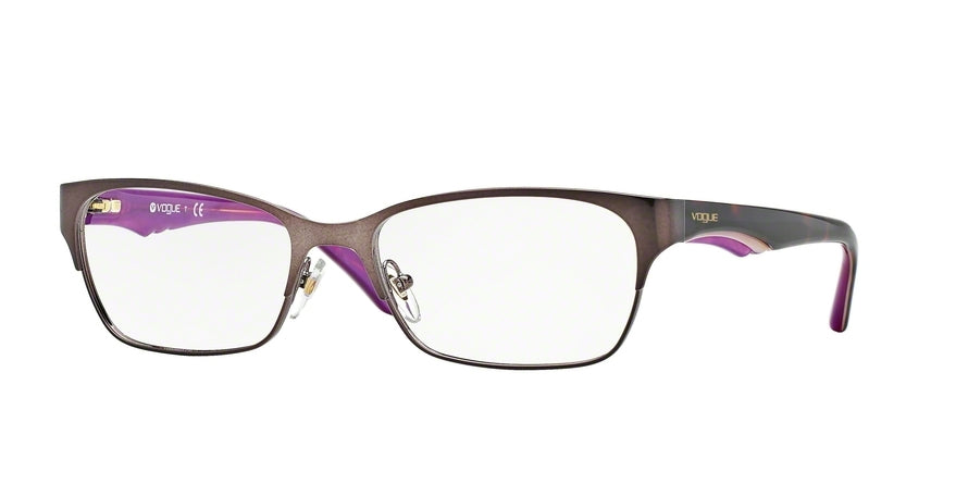 Vogue VO3918 Pillow Eyeglasses  934-BRUSHED BROWN 52-17-135 - Color Map brown