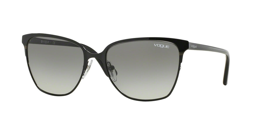 Vogue VO3962S Square Sunglasses  352/11-BLACK 56-18-140 - Color Map black