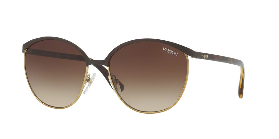 Vogue VO4010S Phantos Sunglasses  997/13-BROWN/GOLD 57-17-140 - Color Map brown