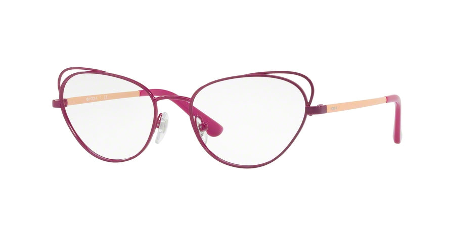 Vogue VO4056 Cat Eye Eyeglasses  5053-PASTEL FUXIA 54-17-135 - Color Map purple/reddish