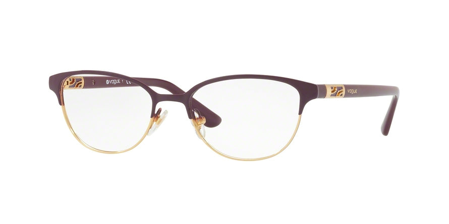 Vogue VO4066 Oval Eyeglasses  5060-VIOLET/GOLD 53-17-140 - Color Map violet